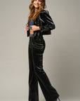 Denim Lab USA High Rise Flare Pants