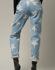 Insane Gene Star Print Slouch Jeans