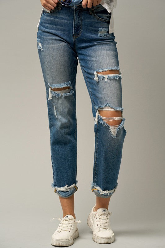 Insane Gene Mid-Rise Boyfriend Jeans