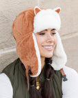 Kitten Ear Trapper Hat