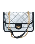 High Quality Quilted Clear PVC Bag