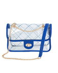 High Quality Quilted Clear PVC Bag