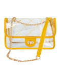 High Quality Quilted Clear PVC Bag