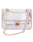 High Quality Quilted Clear PVC Bag