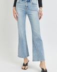 RISEN Full Size High Rise Ankle Flare Jeans