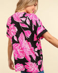 Haptics Floral Drop Shoulder T-Shirt