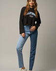 Insane Gene High Rise Two Tone Straight Jeans