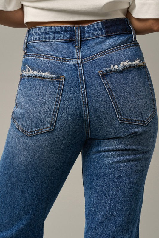 Insane Gene High Rise Straight Jeans