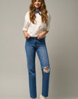 Insane Gene High Rise Straight Jeans