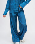 Emory Park High Waisted Pants with Wide Leg Opening