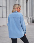 Denim Long Sleeve Top