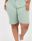 Plus Size French Terry Bermuda Shorts