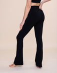 Mono B BRONZE - Ribbed Flare High-Waist Leggings - Online Only