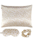 Satin Pillowcase Sleep Mask Scrunchie Gift Set