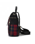 MKF Collection Nishi Plaid Backpack By Mia K