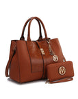 MKF Collection Yola Satchel Bag with Wallet By Mia