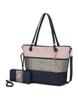 MKF Collection Vallie Color Block Tote bag by Mia