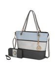 MKF Collection Vallie Color Block Tote bag by Mia