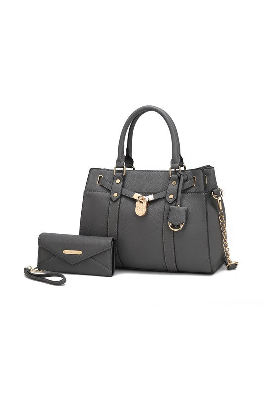 MKF Collection Christine Satchel with wallet b Mia
