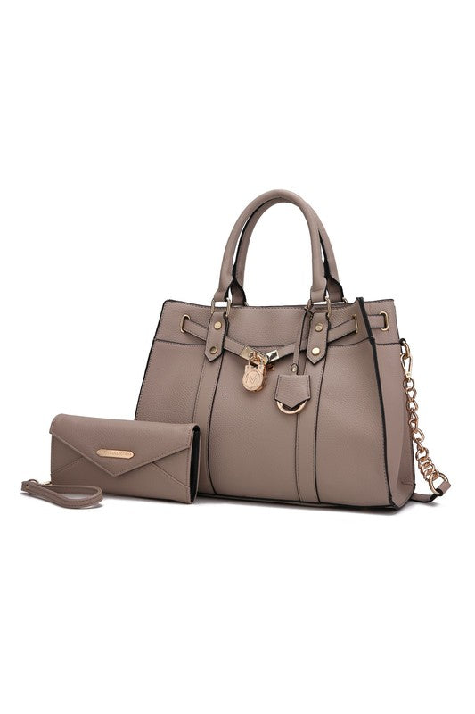 MKF Collection Christine Satchel with wallet b Mia