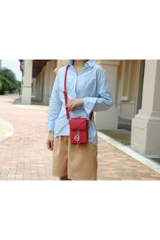 MKF Collection Hannah Crossbody &amp; Wristlet By Mia