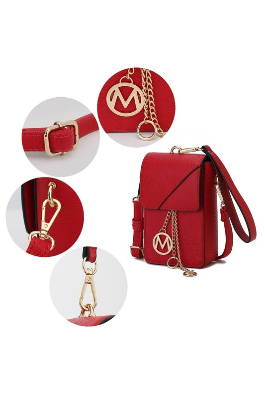 MKF Collection Hannah Crossbody &amp; Wristlet By Mia