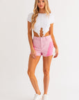 Le Lis Color Blocked Shorts - Online Only