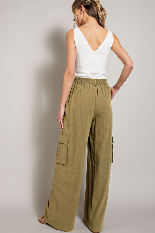 Eesome Mineral Washed Cargo Pants