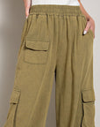 Eesome Mineral Washed Cargo Pants