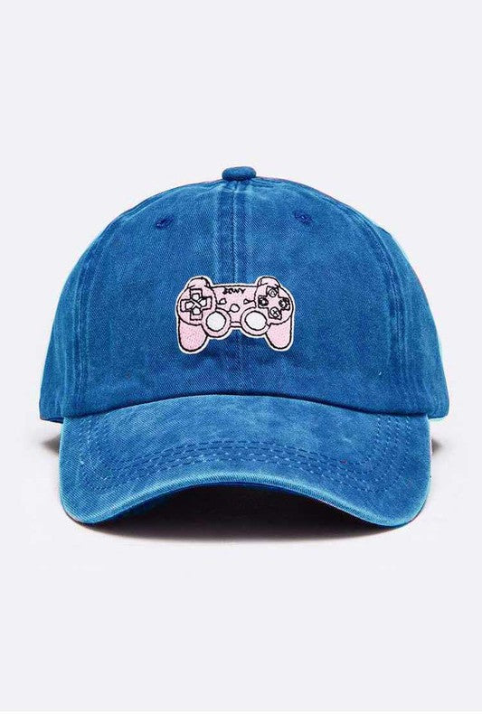 Game Console Patch Vintage Cotton Cap