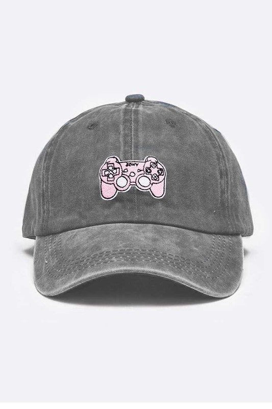 Game Console Patch Vintage Cotton Cap