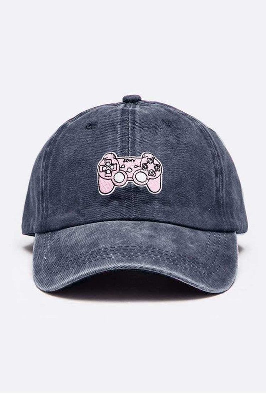 Game Console Patch Vintage Cotton Cap