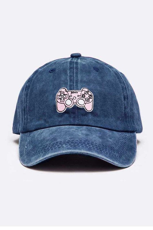 Game Console Patch Vintage Cotton Cap