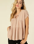 Lilou A-Line Tiered Blouse