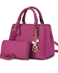 MKF Collection Ruth Satchel Bag with Wallet by Mia