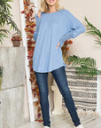 Textured Rib Thumbhole Tunic