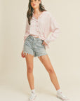 Lush Clothing Oversized Button Up Shirt