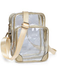 See Thru Multi Compartment Crossbody Bag