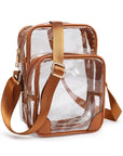 See Thru Multi Compartment Crossbody Bag