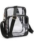 See Thru Multi Compartment Crossbody Bag