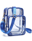 See Thru Multi Compartment Crossbody Bag