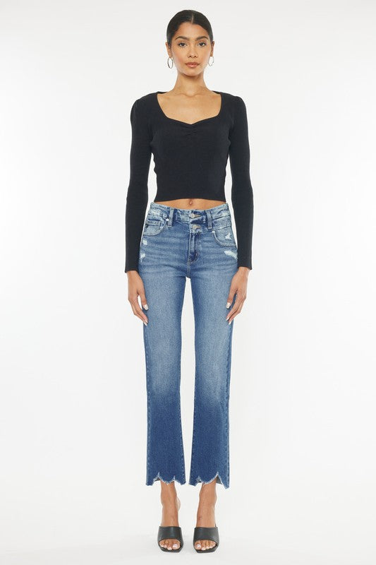 Kan Can USA High Rise Slim Straight