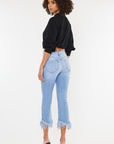 Kan Can USA High Rise Crop Bootcut Denim Pants