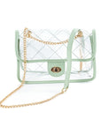 High Quality Quilted Clear PVC Bag