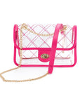 High Quality Quilted Clear PVC Bag