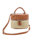 PU Leather Bucket Crossbody Bag