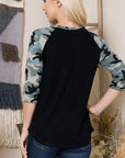 Camo Print Sleeve with Pocket