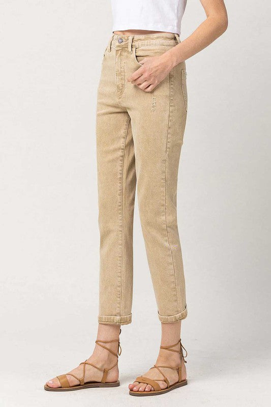 VERVET by Flying Monkey Super High Rise Mom Jeans