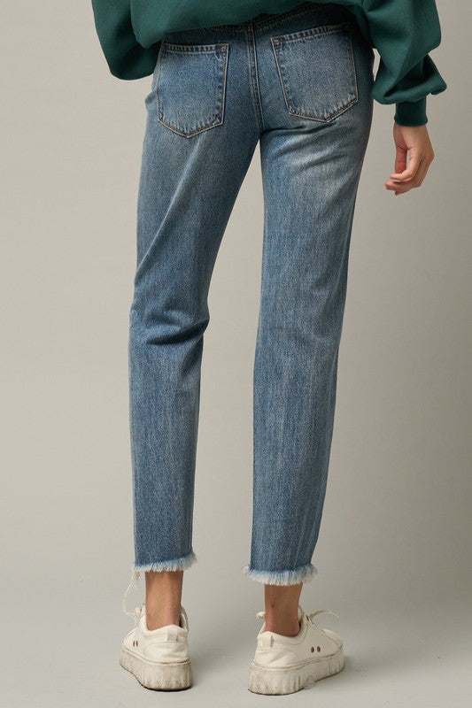 Insane Premium Heavy Distressed Straight Jeans