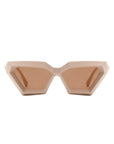 Retro Square Chunky Cat Eye Fashion Sunglasses